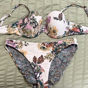 Tropical Floral Bikini Set